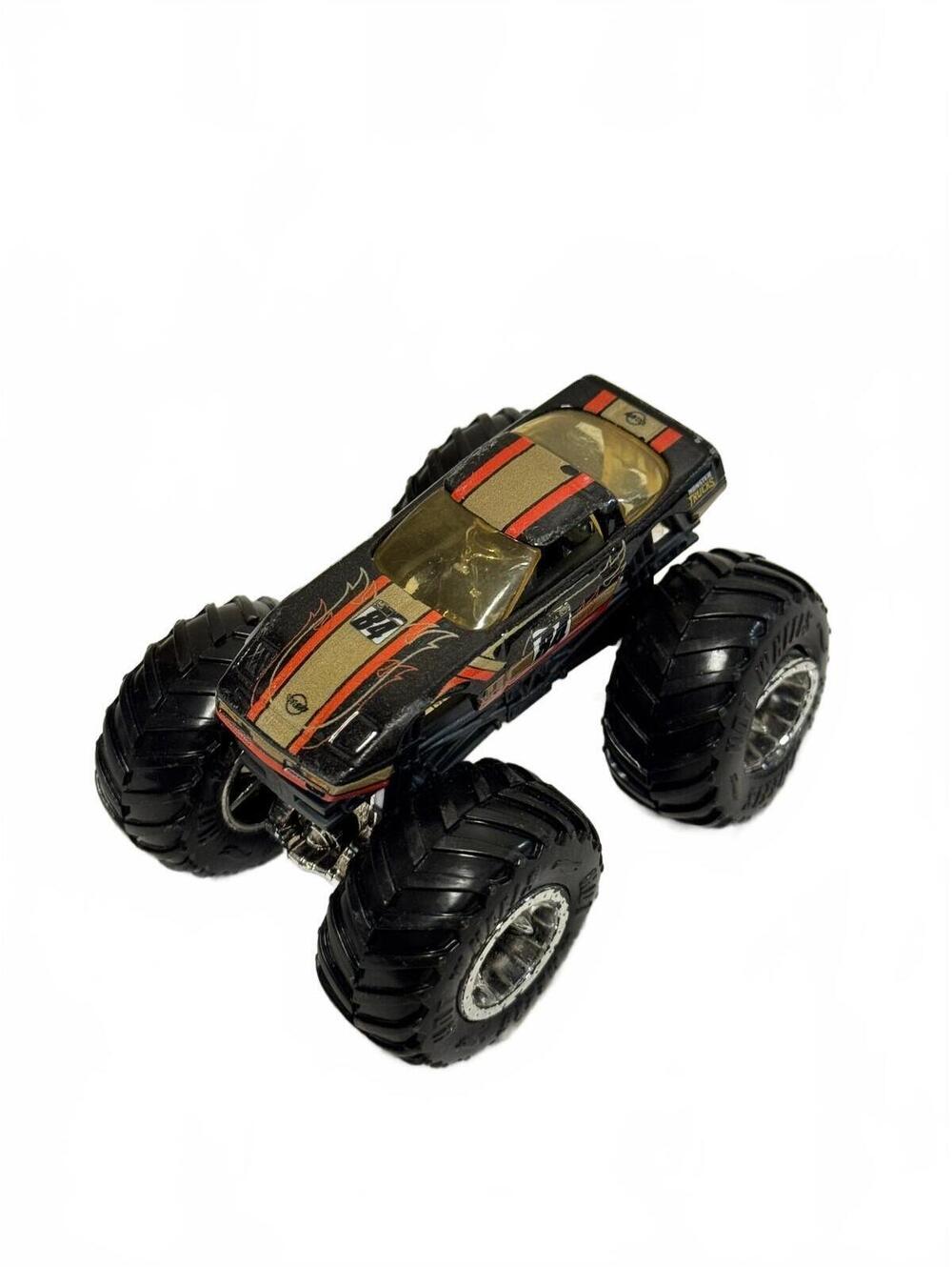 Hot Wheels Monster Trucks 84 Corvette Diecast 1:64 Scale Black